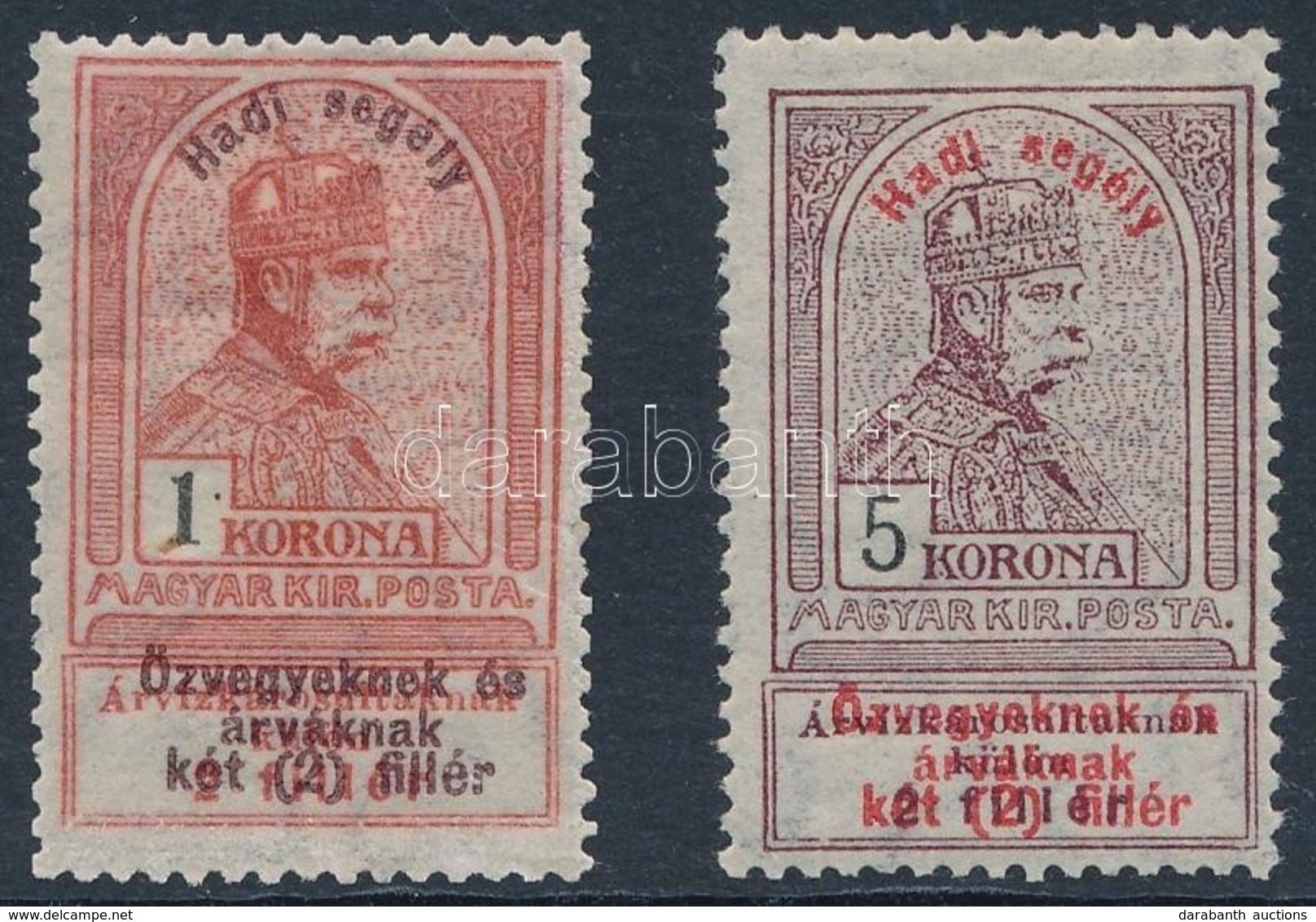 * 1914 Hadi Segély 1K, 5K (20.500) - Other & Unclassified