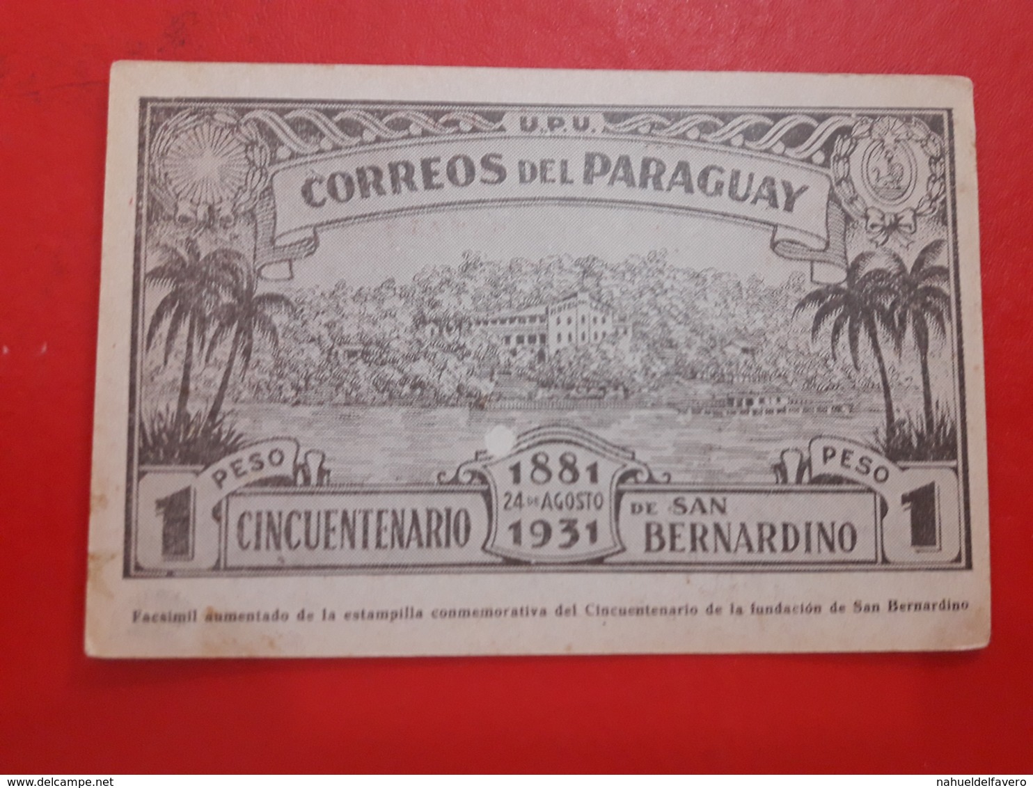 Le Paraguay 50 Ans De San Bernardino  1931 - Paraguay