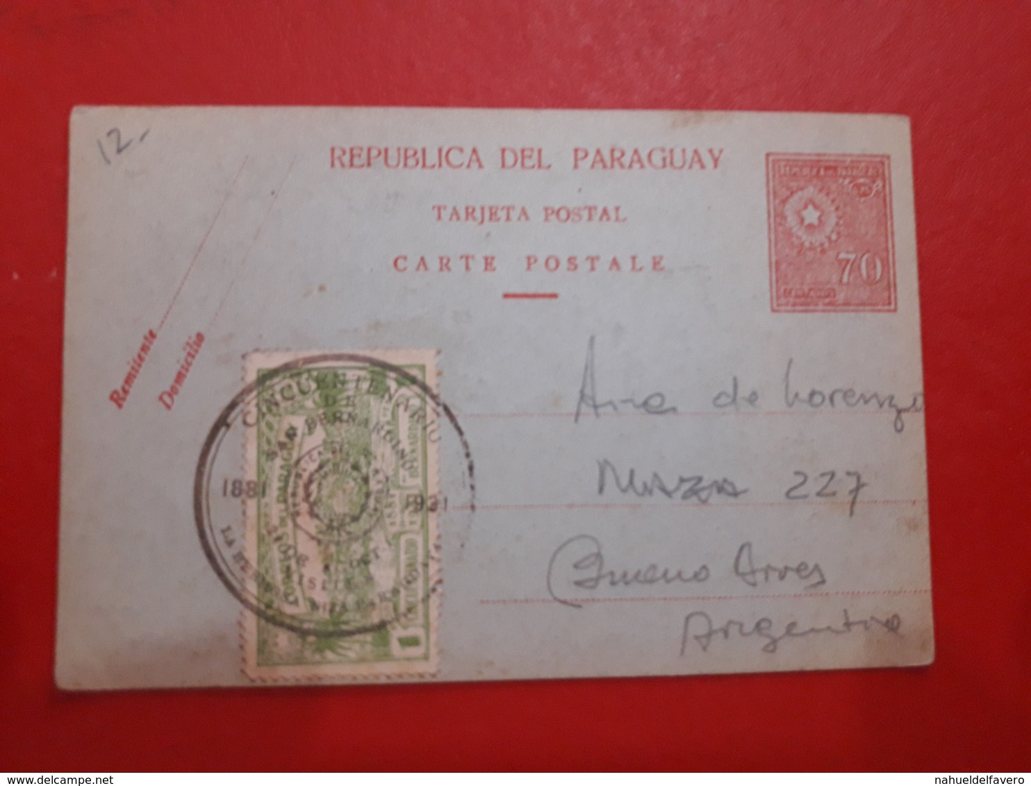 Le Paraguay 50 Ans De San Bernardino  1931 - Paraguay