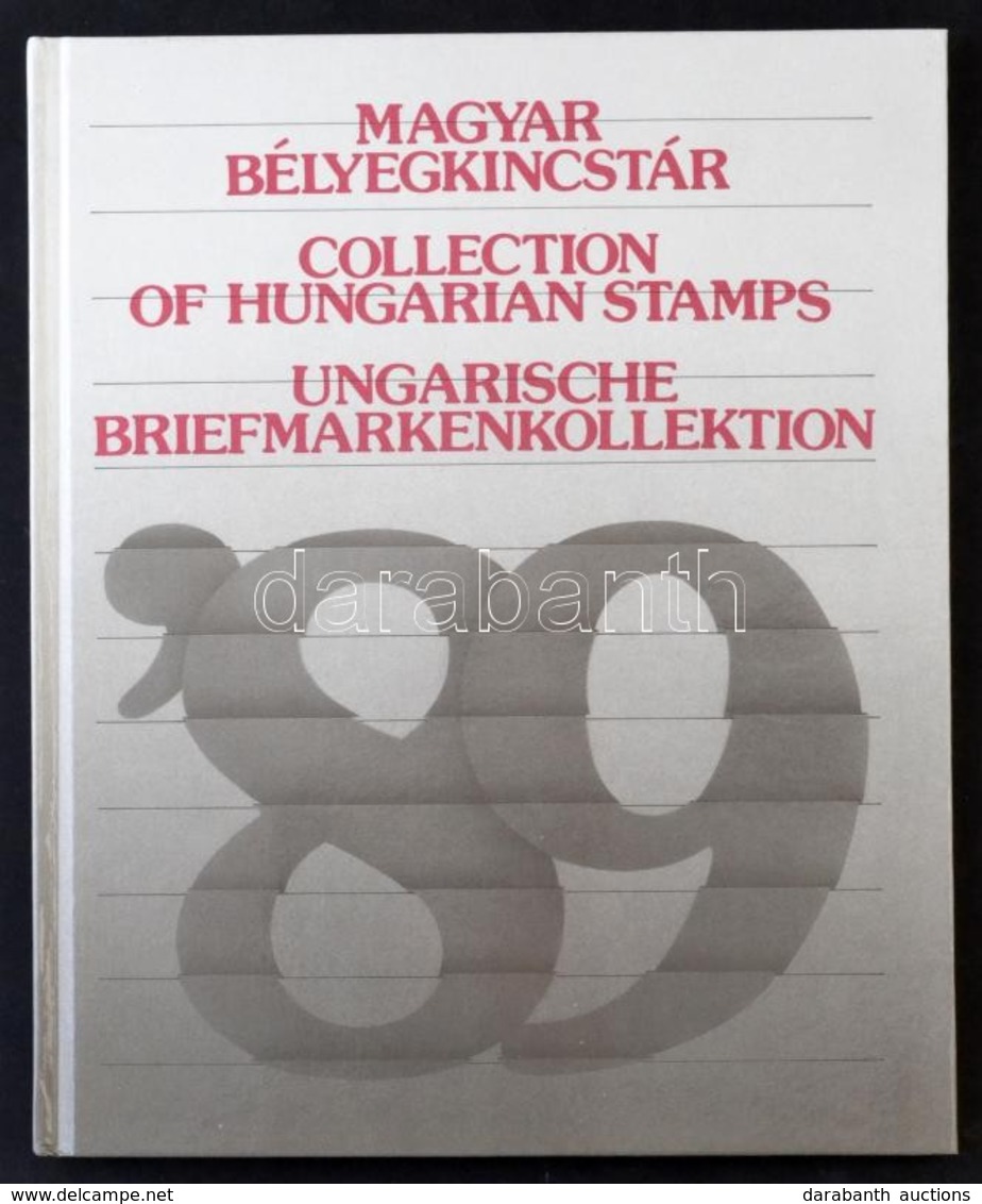 ** 1989 Bélyegkincstár, Benne Ajándék Blokk Fekete Sorszámmal (10.000) - Other & Unclassified