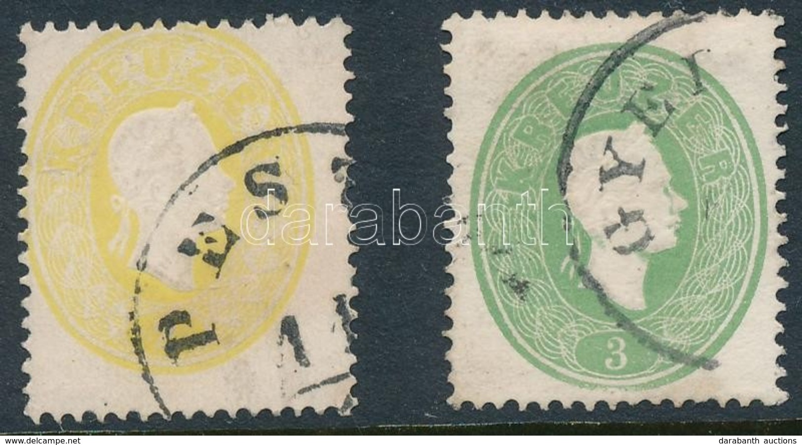 O 1861 2kr Elfogazva + 3kr - Other & Unclassified