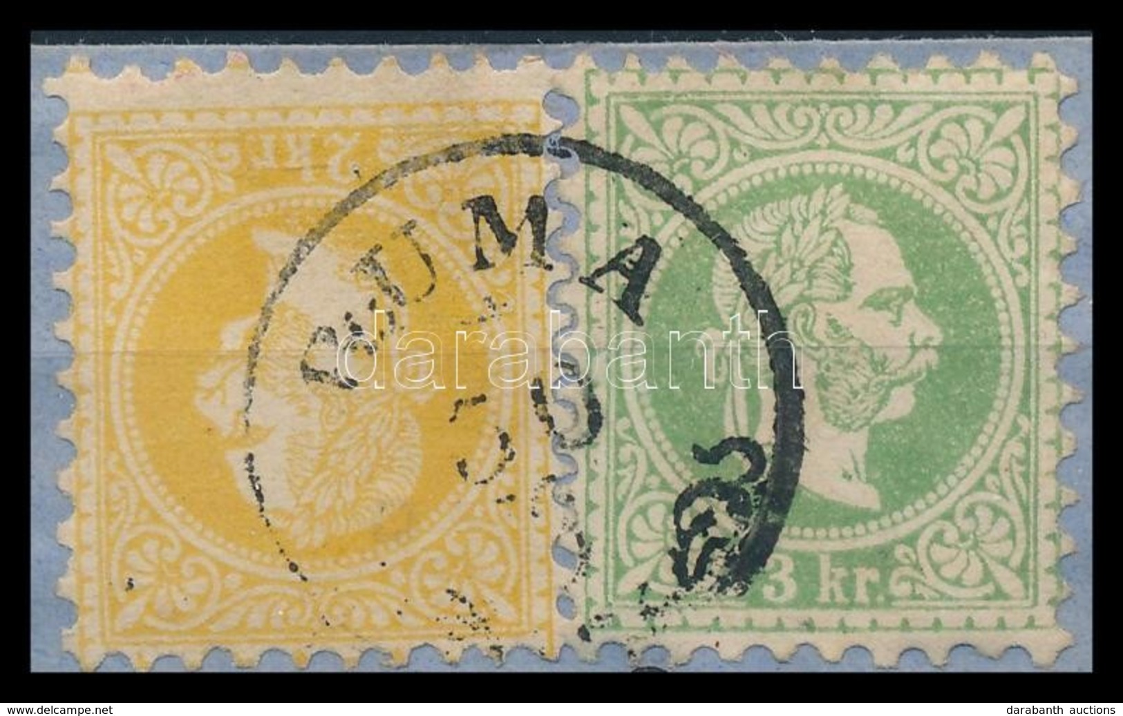 1867 2kr + 3kr ,,RUMA' - Other & Unclassified