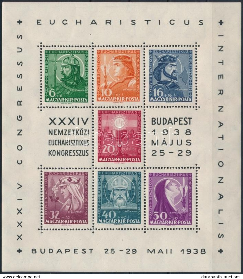 ** 1938 Eucharisztikus Blokk (10.000) - Other & Unclassified