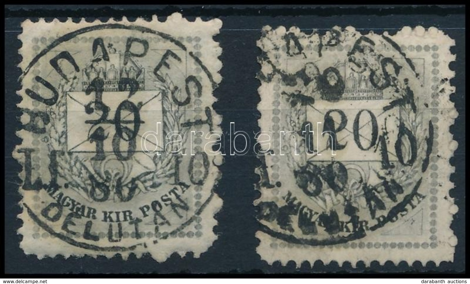 O 1874 20kr ,,A' + ,,C' (18.500) - Other & Unclassified