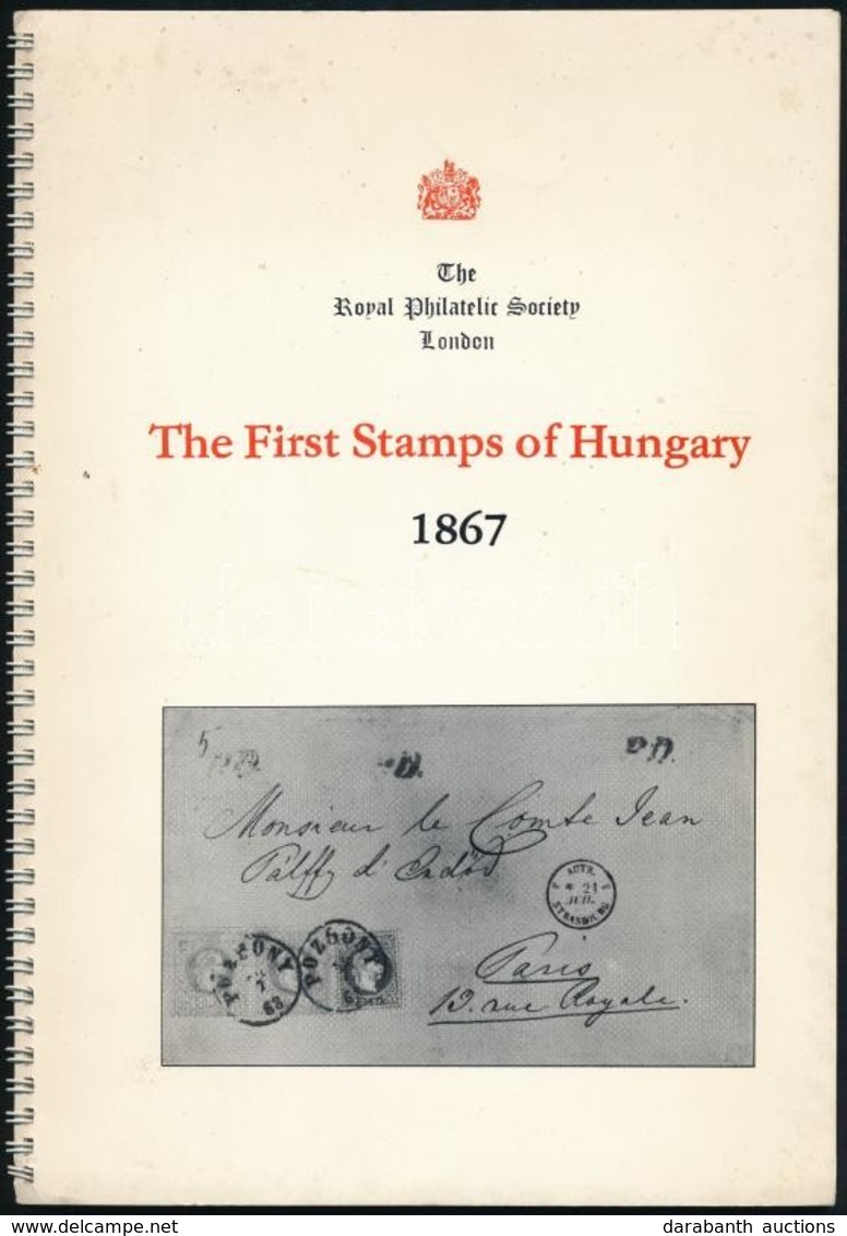 Ritka Filatéliai Dokumentumok Az 1867-es Kiadásról: G. Ryan: The First Stamps Of Hungary. A Szerző 1982. Márc. 4-i Előad - Sonstige & Ohne Zuordnung