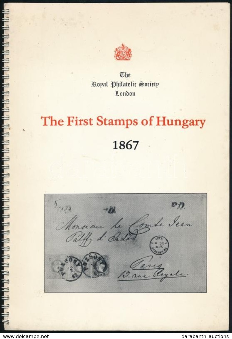 Ritka Filatéliai Dokumentumok Az 1867-es Kiadásról: G. Ryan: The First Stamps Of Hungary. A Szerző 1982. Márc. 4-i Előad - Otros & Sin Clasificación