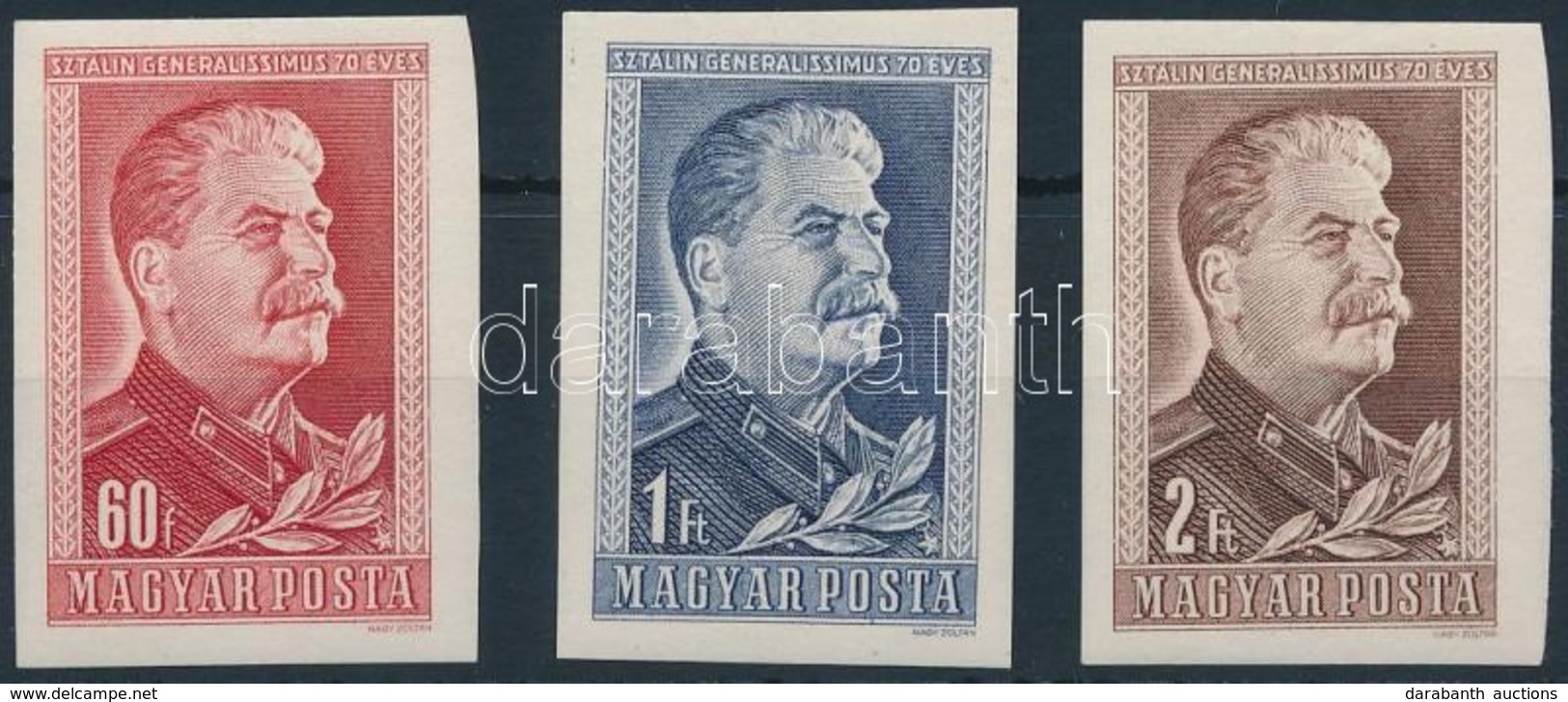 ** 1949 Sztálin Vágott Sor (3.000) - Autres & Non Classés