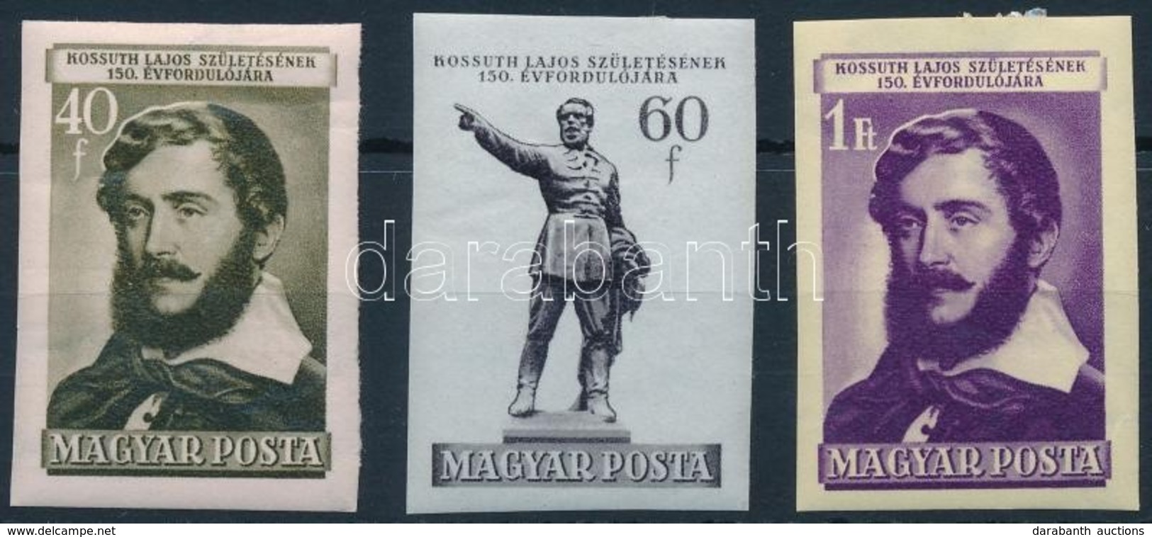 * 1952 Kossuth Lajos (II.) Vágott Sor (12.000) - Other & Unclassified