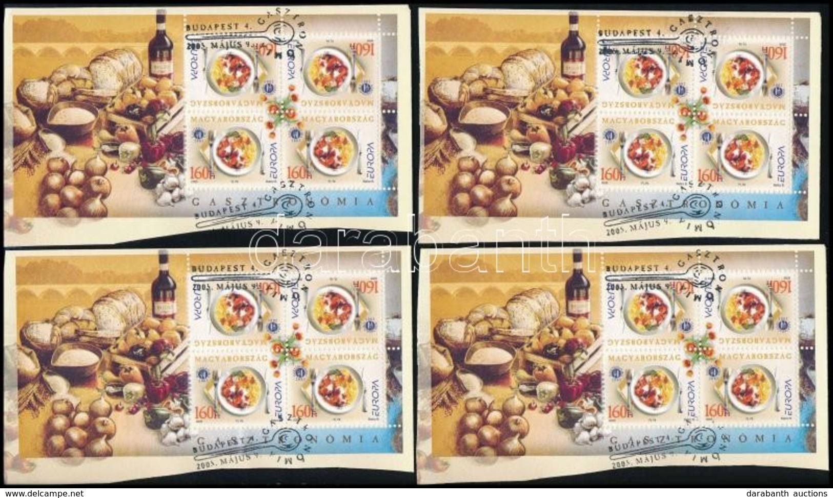 2005 Europa CEPT 10 Db Blokk FDC Kivágáson (17.000) - Other & Unclassified