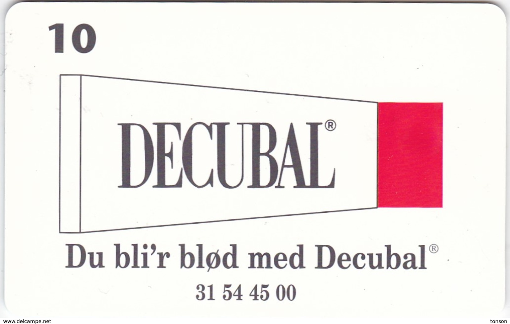 Denmark, P 187, Decubal, Only 1800 Issued, 2 Scans. - Denmark