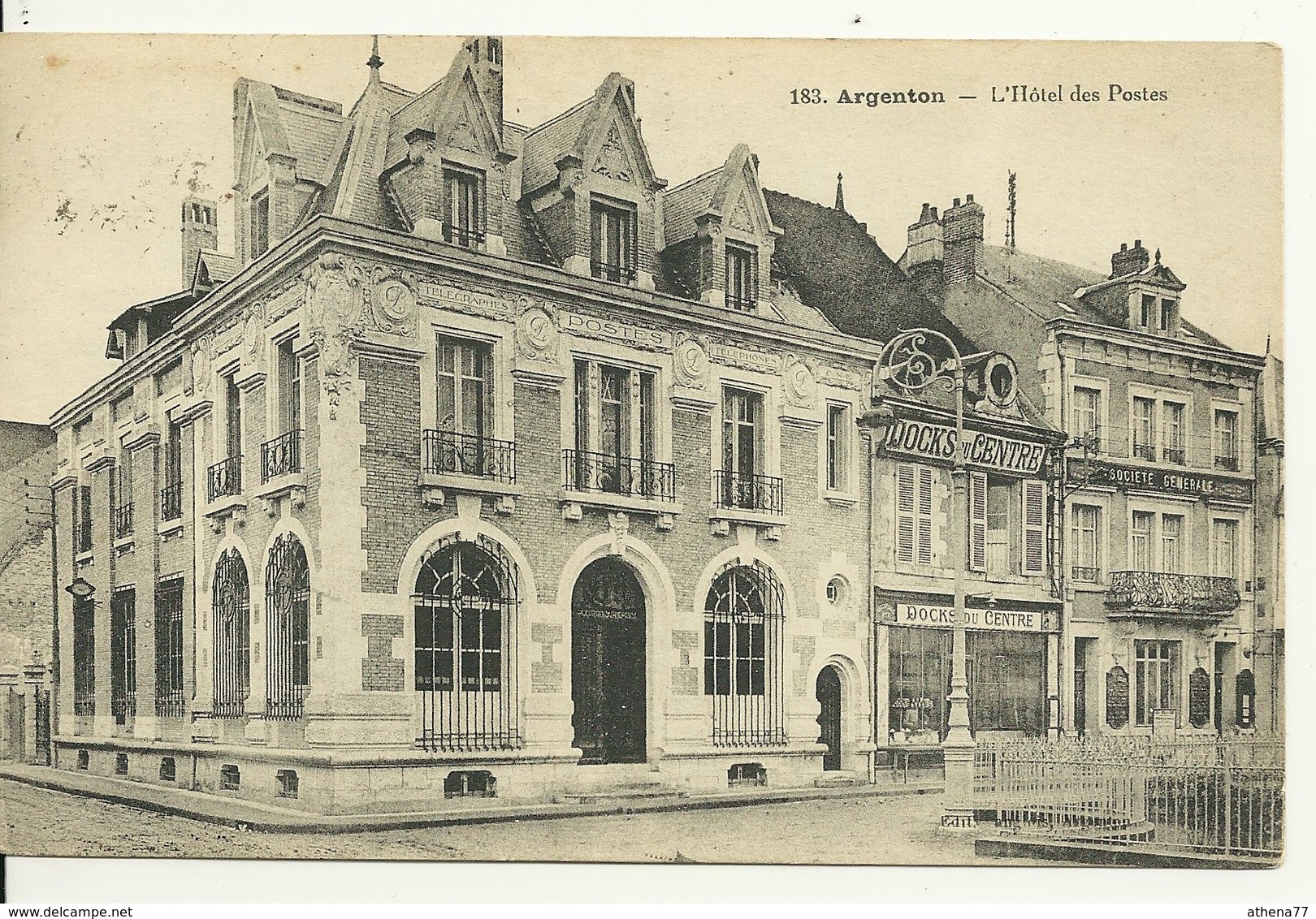 36 - ARGENTON / L'HOTEL DES POSTES - Autres & Non Classés