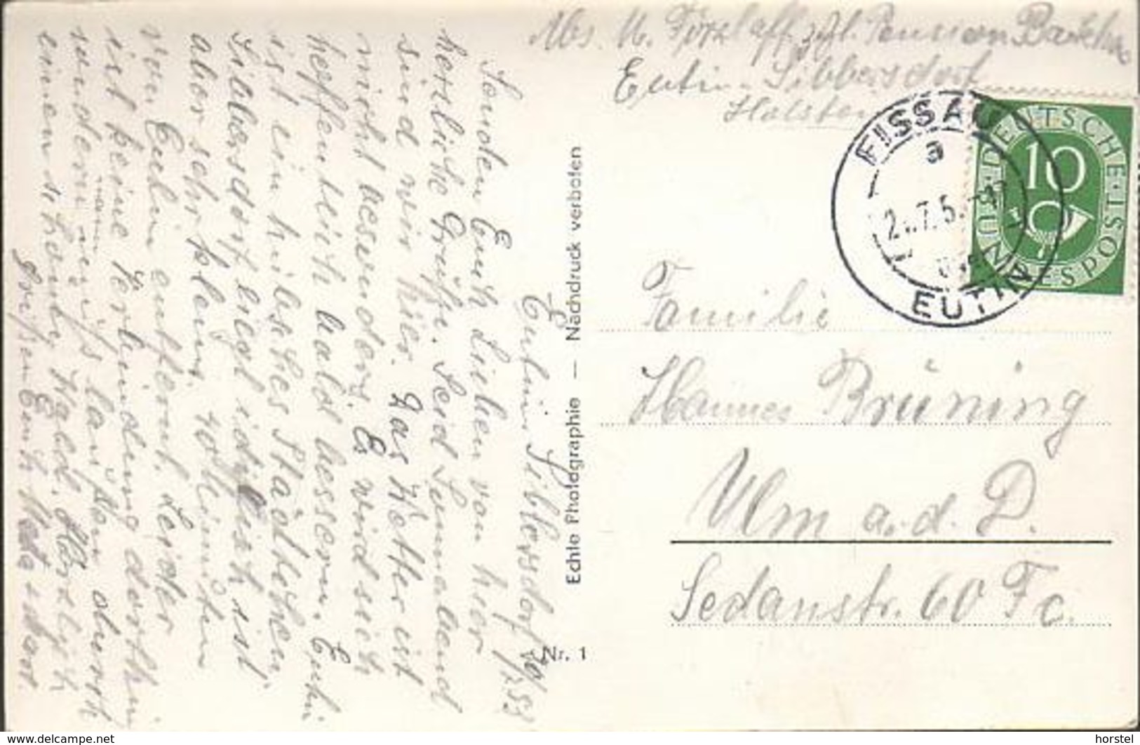 D-23701 Eutin - Schloß - Eingang - Nice Stamp - Eutin