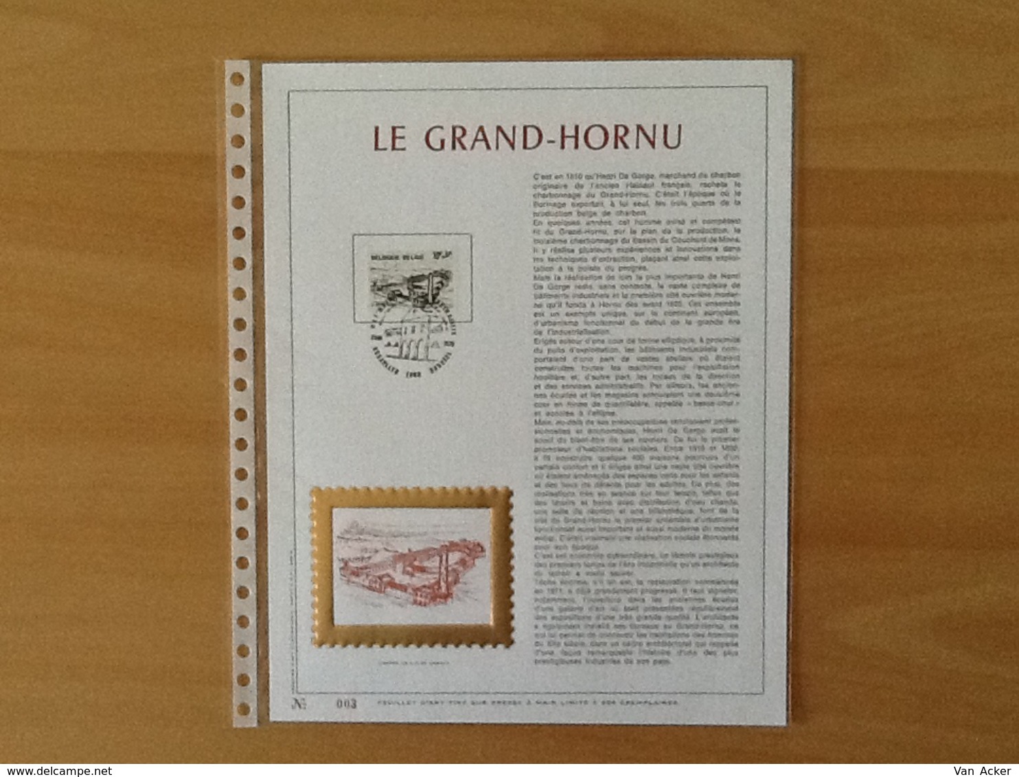 Kunstblad Nr. 1946 Le Grand-Hornu.. Franstalige Uitgifte. - Cartes Souvenir – Emissions Communes [HK]