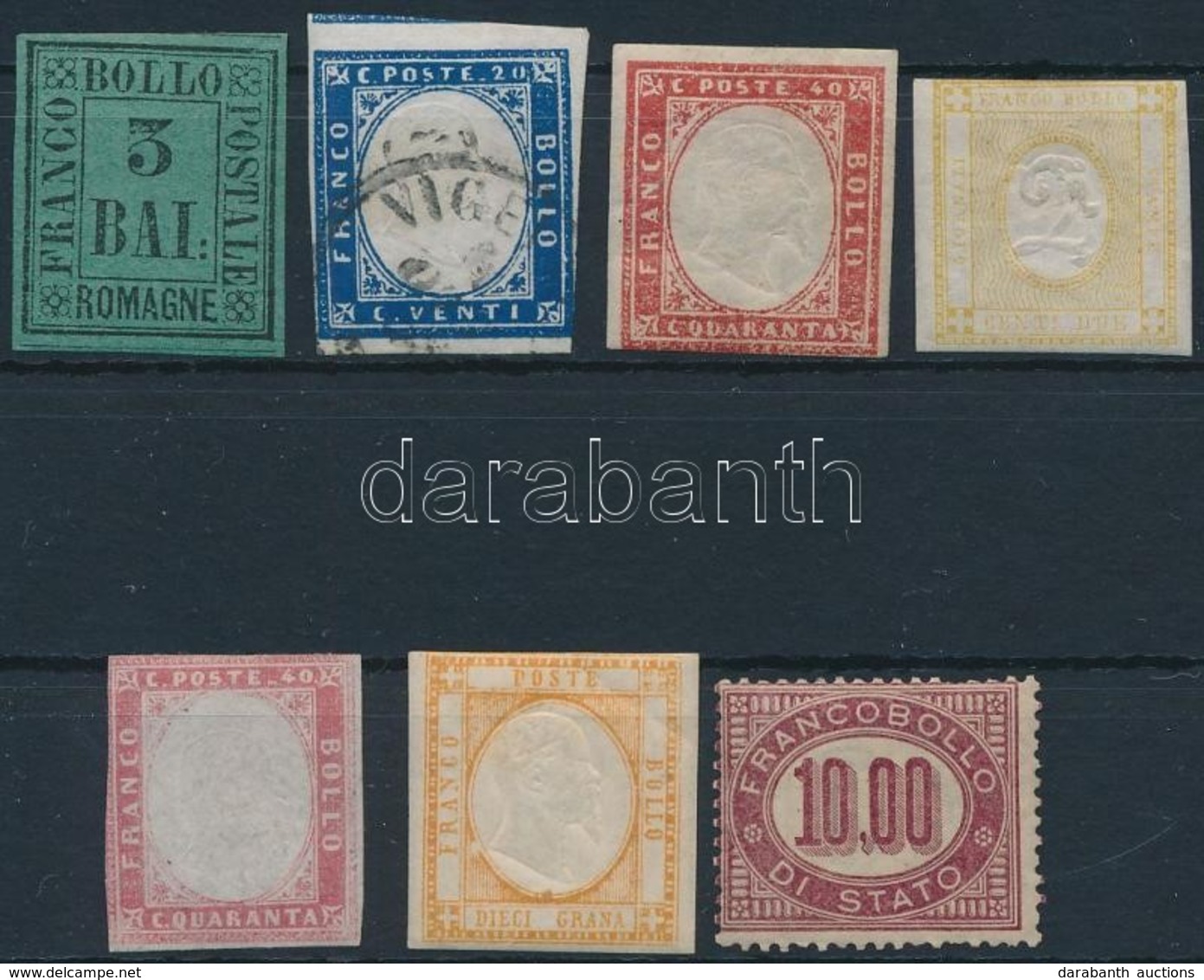 (*) * O 7 Olasz Klasszikus Bélyeg / Italy 7 Classic Stamps - Other & Unclassified