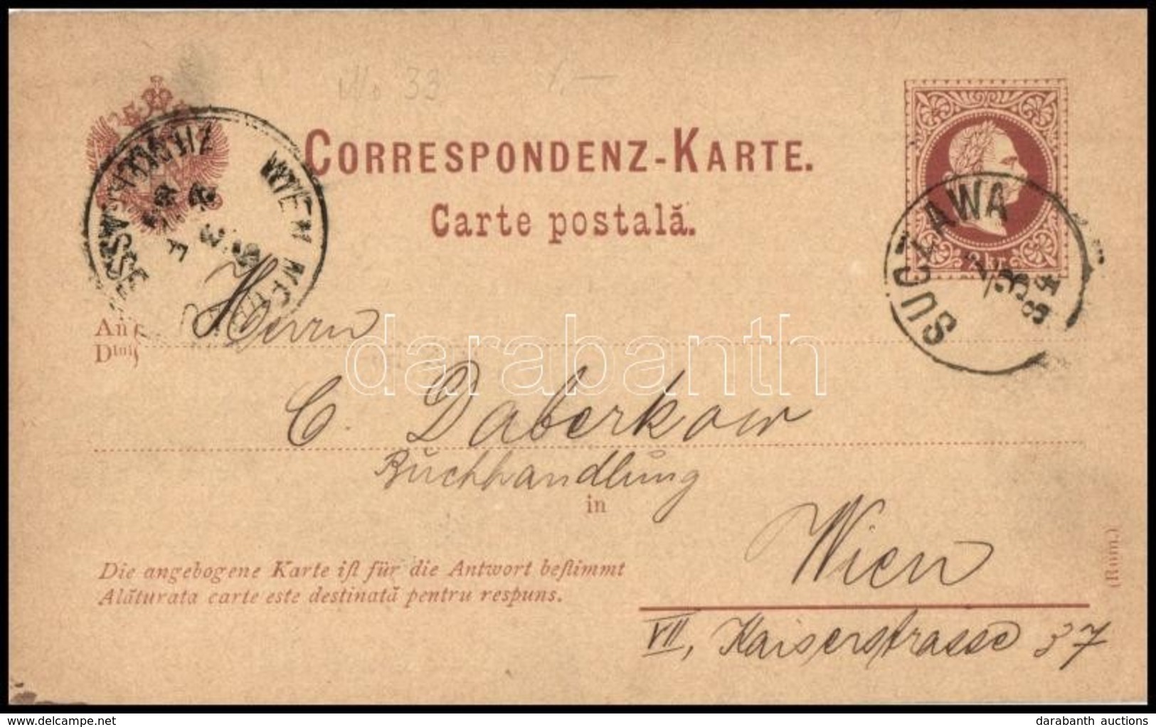 Ausztria 1884 - Sonstige & Ohne Zuordnung