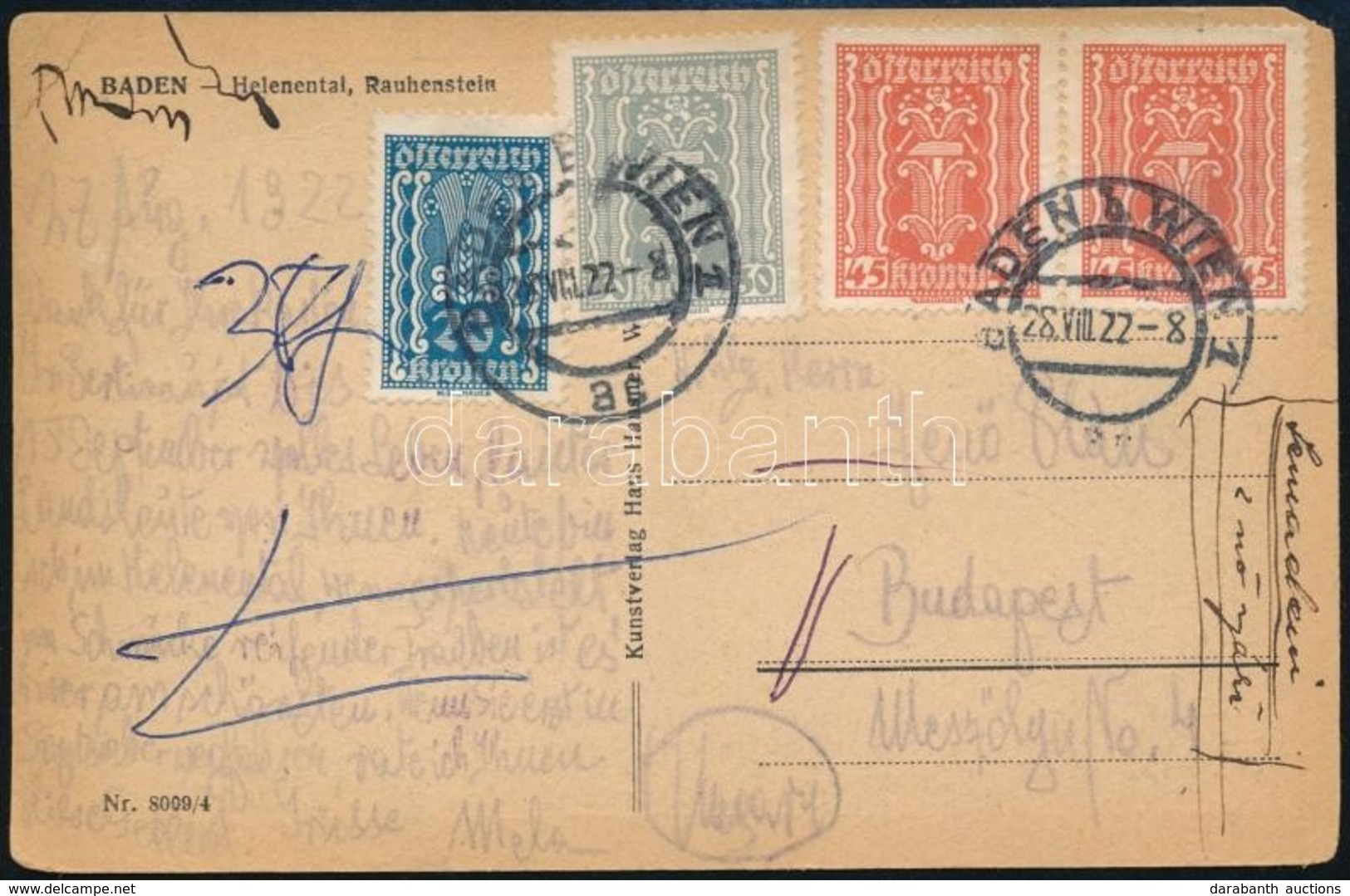 Ausztria 1922 - Otros & Sin Clasificación