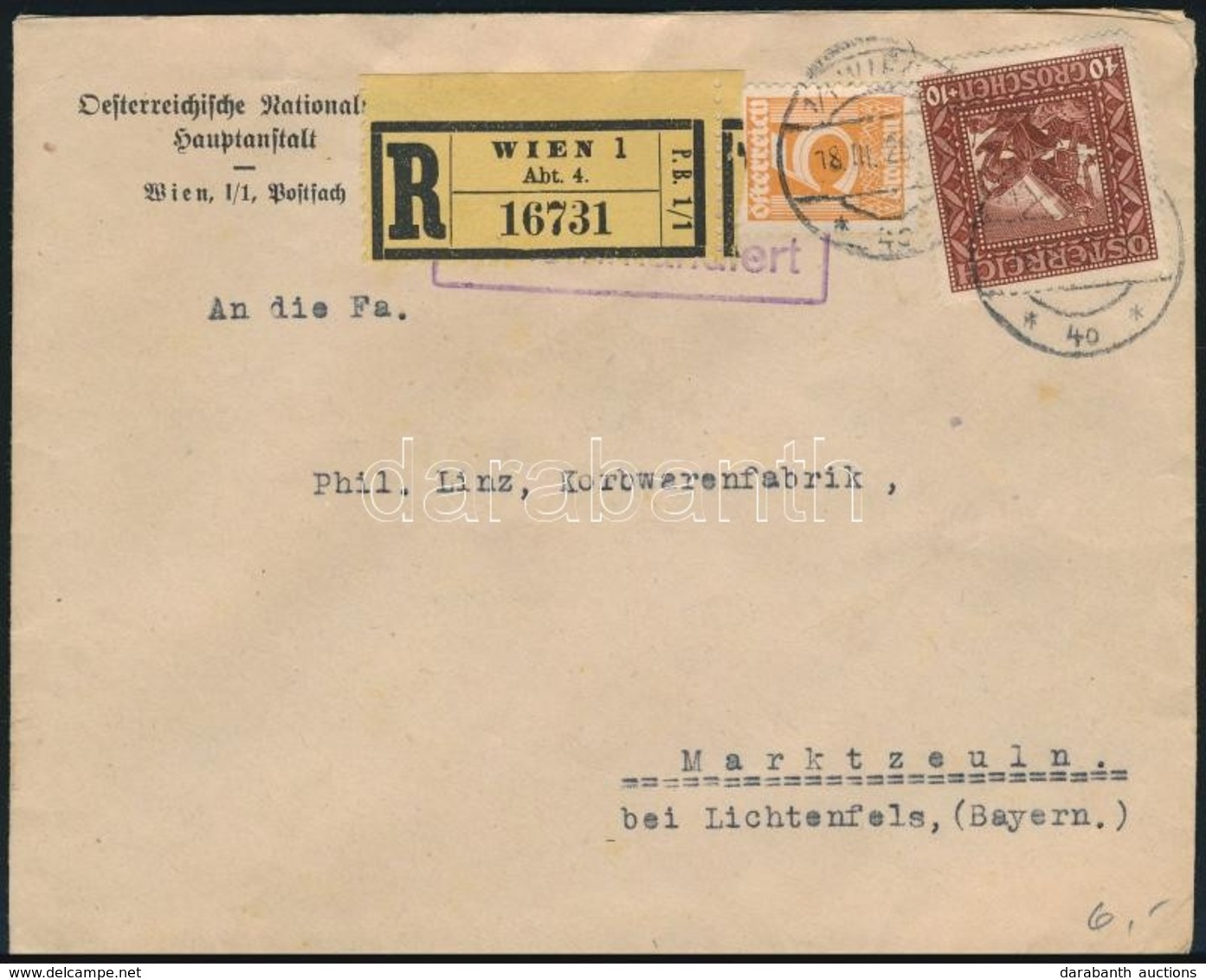 Ausztria 1926 - Other & Unclassified