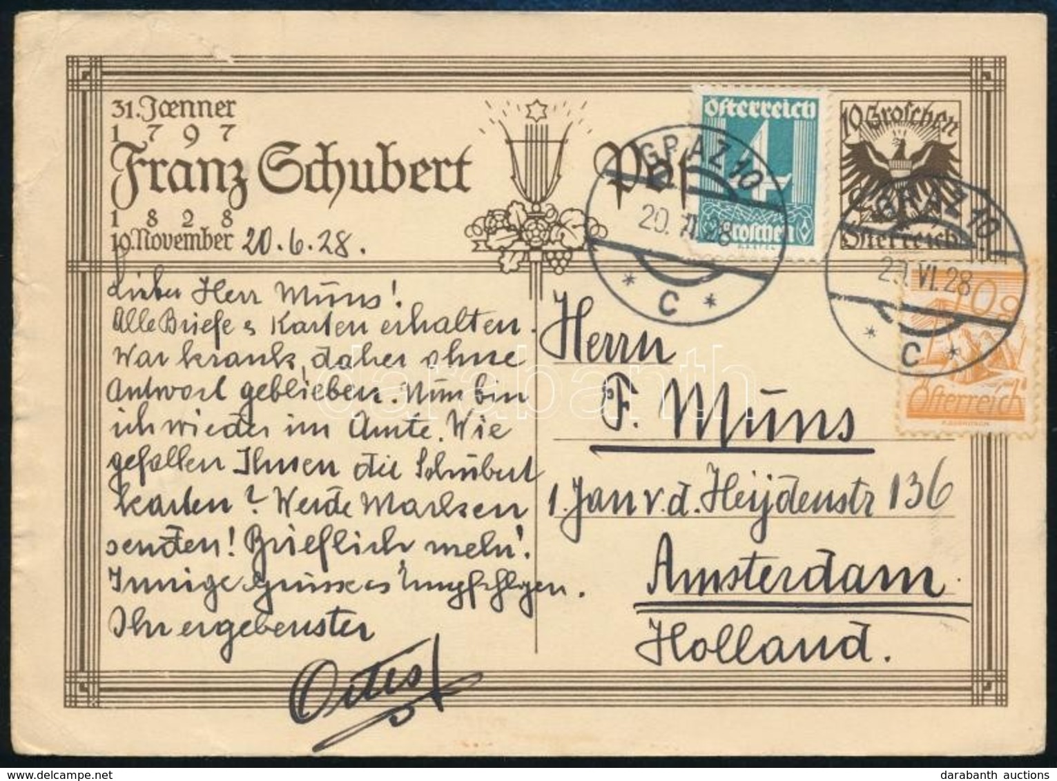 Ausztria 1928 - Autres & Non Classés