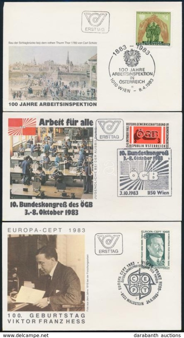 125 Db Osztrák FDC - Sonstige & Ohne Zuordnung