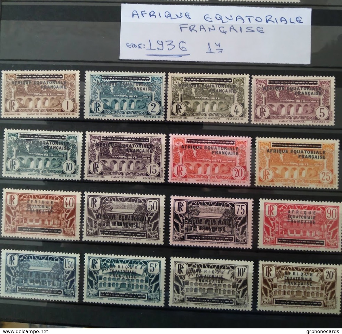 AFRIQUE EQUATORIALE FRANCAISE 1936 - No 16/16 - Guinée Equatoriale