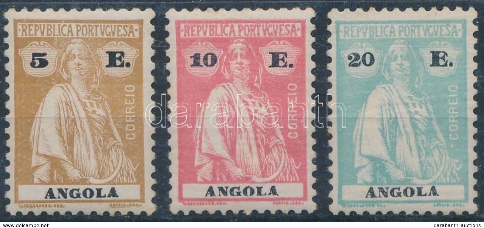 ** Angola 1923/1926 Záróértékek - Autres & Non Classés