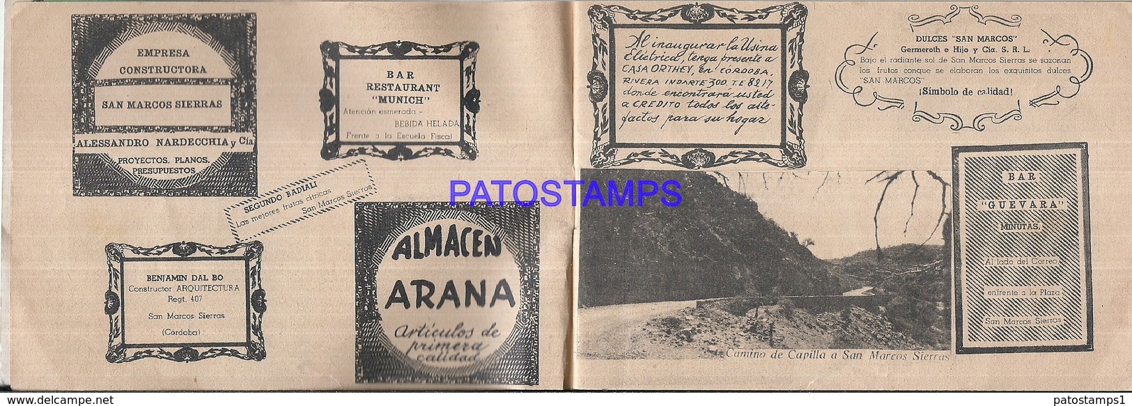 106332 ARGENTINA CORDOBA SAN MARCOS SIERRAS TAY PICHIN LIBRILLO NO POSTAL POSTCARD - Argentine