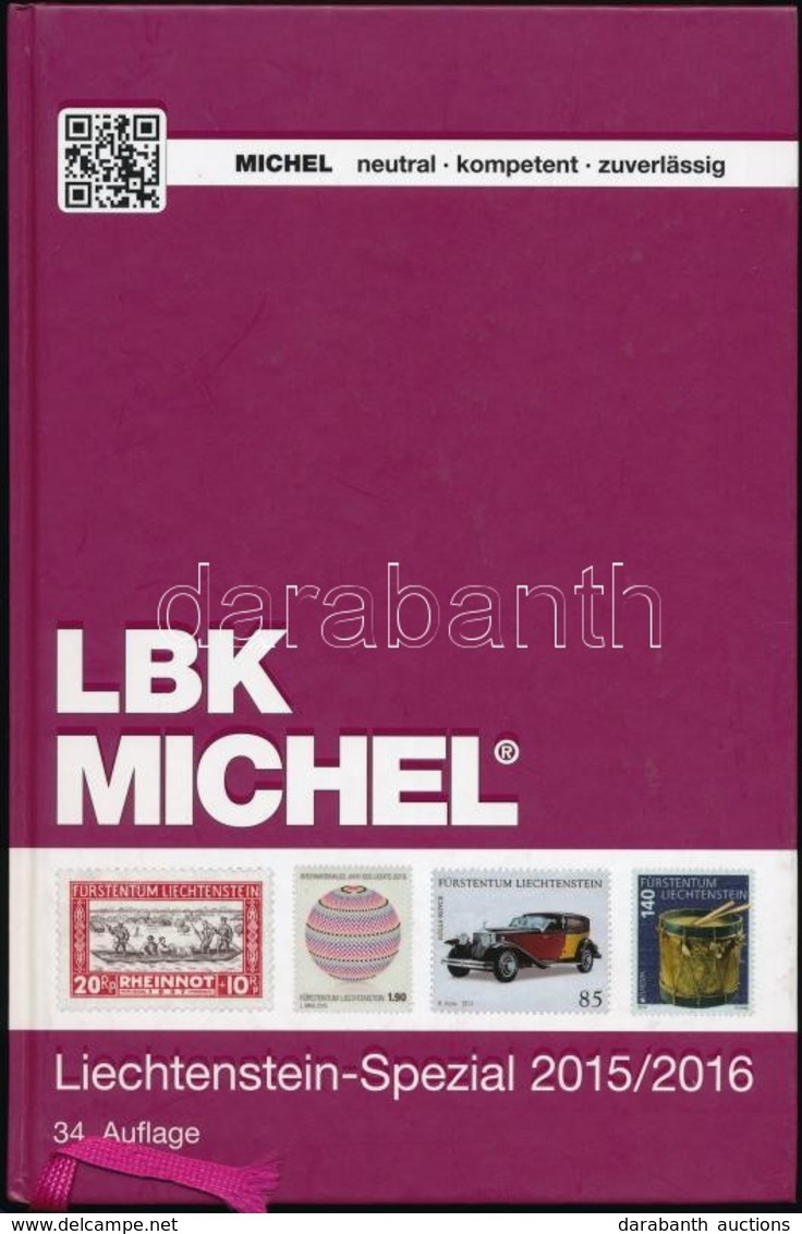 Michel Liechtenstein Speciál Katalógus 2015/2016 újszerű állapotban - Other & Unclassified