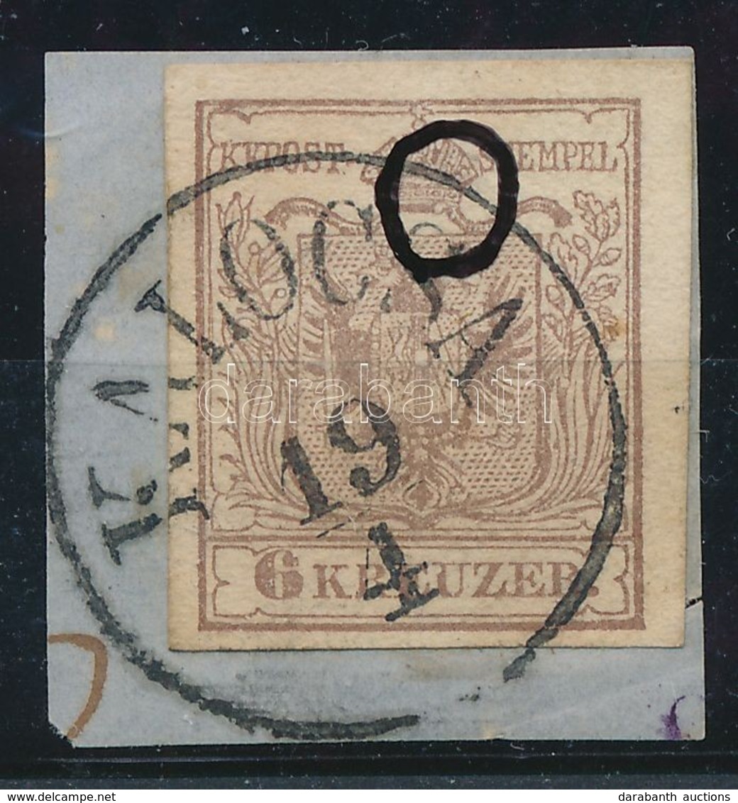 1850 6kr MP III  Lemezhibás Bélyeg 'KALOCSA' - Other & Unclassified