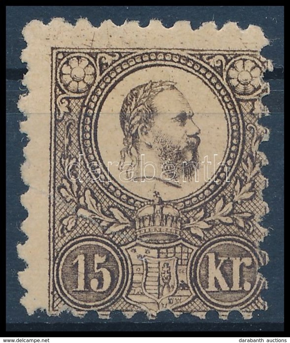 ** 1871 Réznyomat 15kr (240.000) (1 Cm Szakadás / Tear) - Other & Unclassified