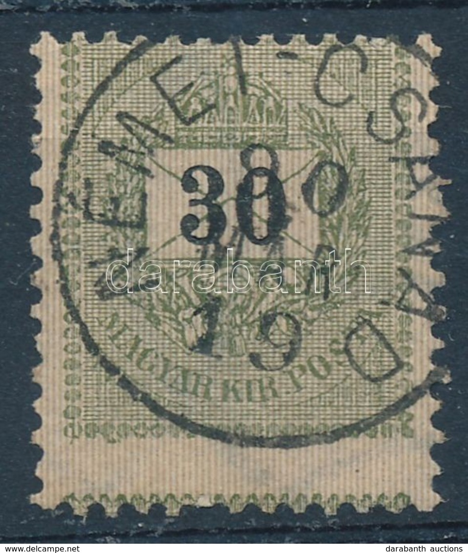 O 1889 Képbe Fogazott 30kr ,,NÉMET-CSANÁD' - Otros & Sin Clasificación