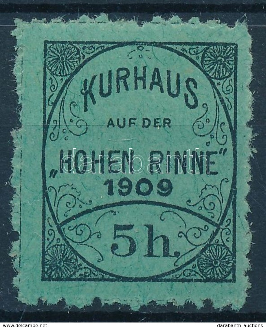 ** 1909 Hohe Rinne 5h - Autres & Non Classés