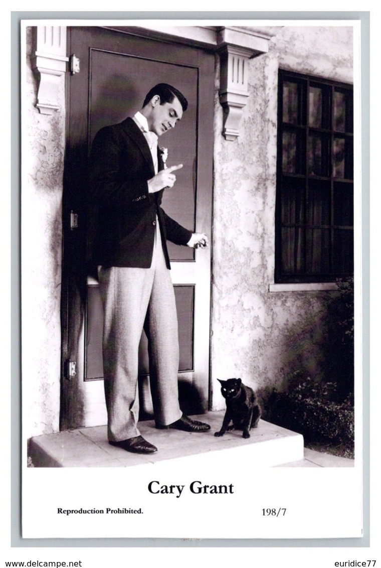 CARY GRANT - Film Star PHOTO POSTCARD - 198-7 Swiftsure Postcard - Entertainers