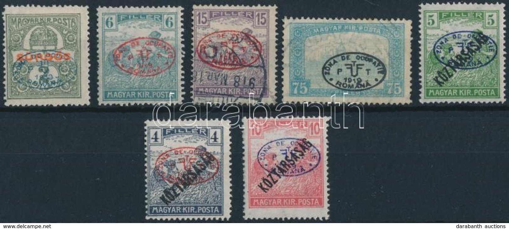 ** * O Debrecen I. 1919 7 Klf Bélyeg Garancia Nélkül (**39.300) - Other & Unclassified