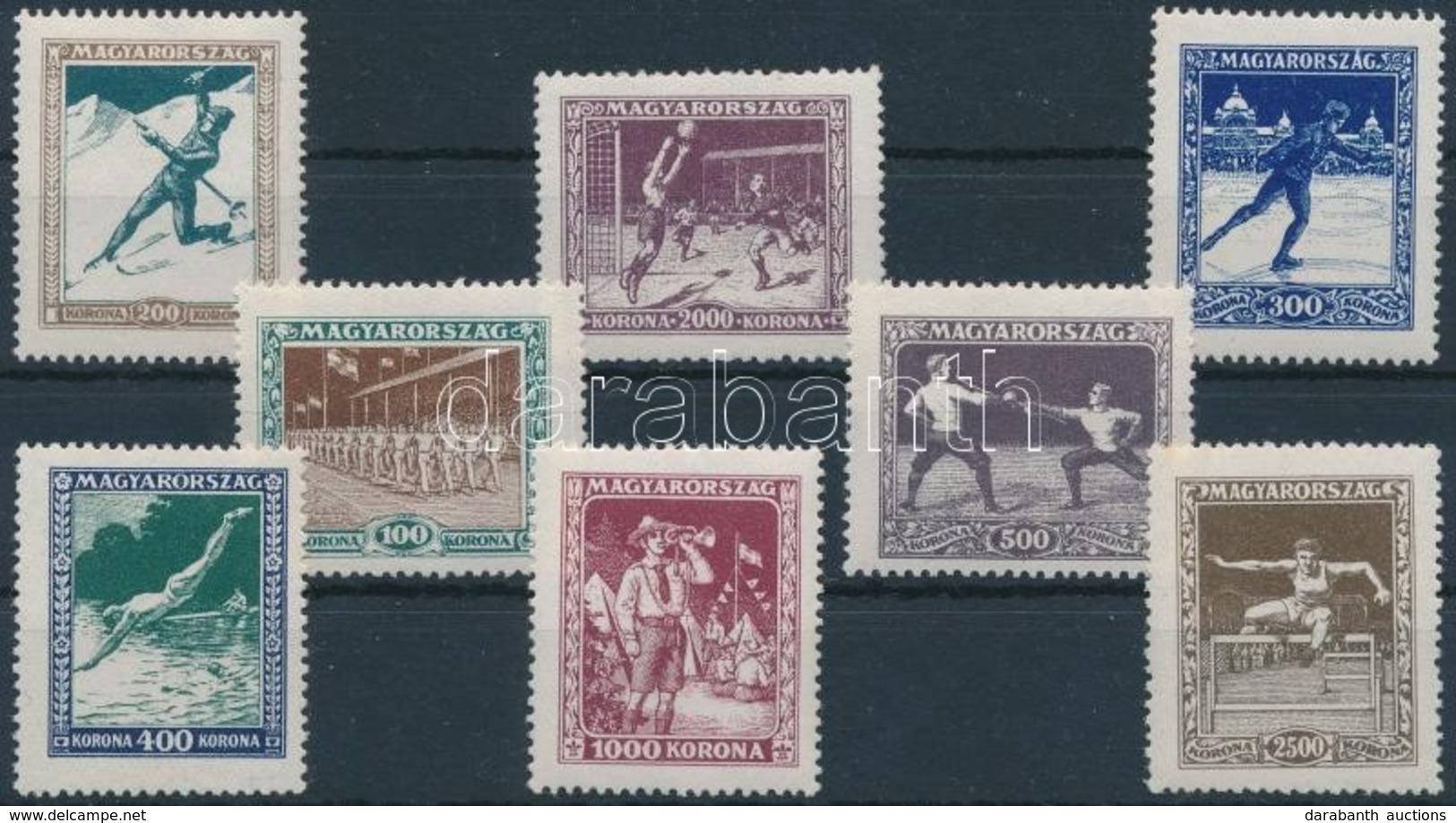 ** 1925 Sport Sor (14.000) (400K, 1000K, 2500K Apró Rozsdafoltok / Stain Spots) - Sonstige & Ohne Zuordnung