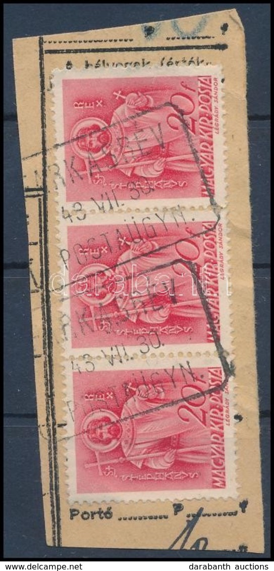 1943 'FARKASRÉV' Postaügynökségi Bélyegzés - Other & Unclassified