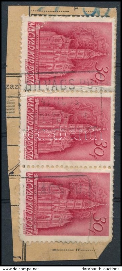 1943 'GILVÁCS PU.' Postaügynökségi Bélyegzés - Other & Unclassified