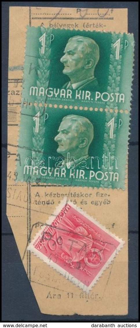 1943 'PATAK' Postaügynökségi Bélyegzés - Otros & Sin Clasificación