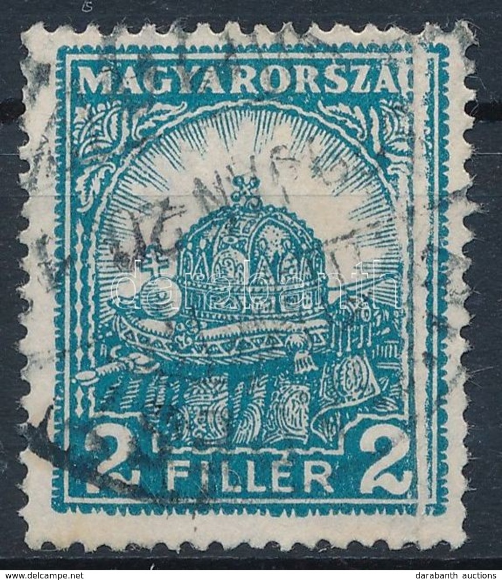 O 1928 Pengő Fillér II. 2f Papírránccal - Autres & Non Classés