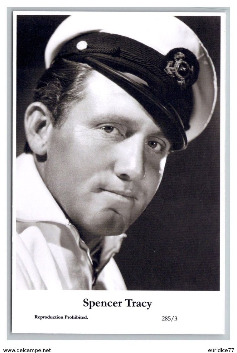 SPENCER TRACY - Film Star PHOTO POSTCARD - 285-3 Swiftsure Postcard - Artistas