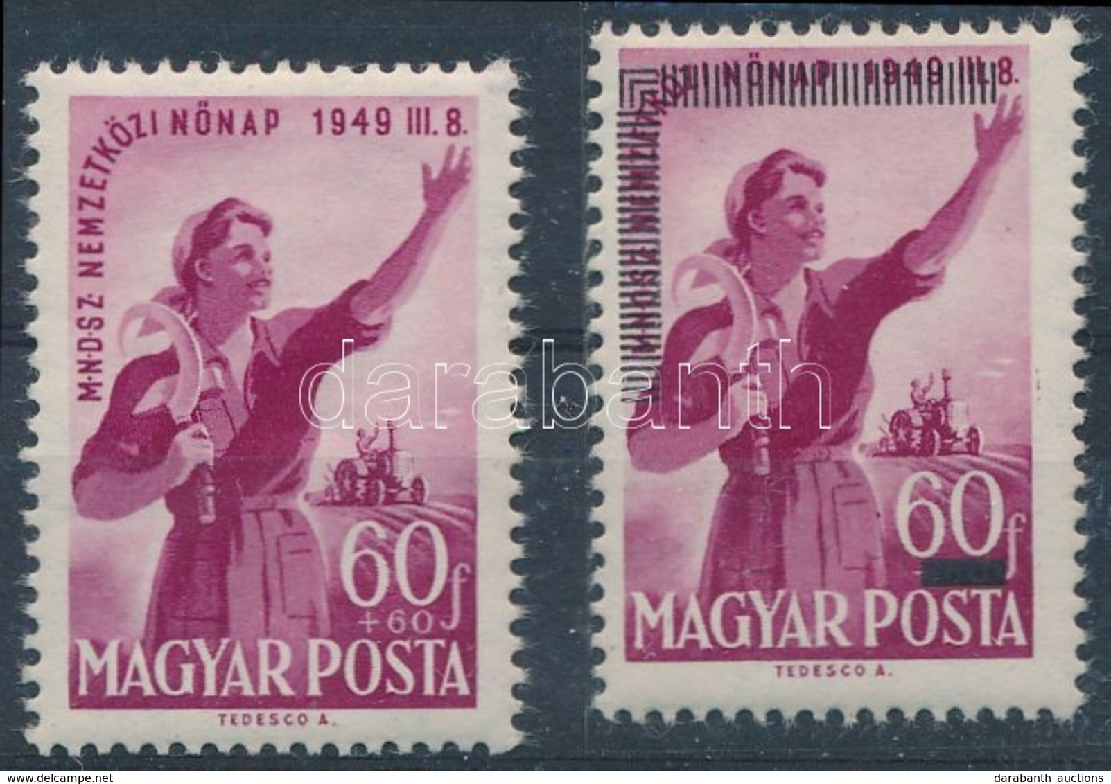 ** 1949-1952 Nőnap (I.) + MABÉOSZ (8.700) - Autres & Non Classés