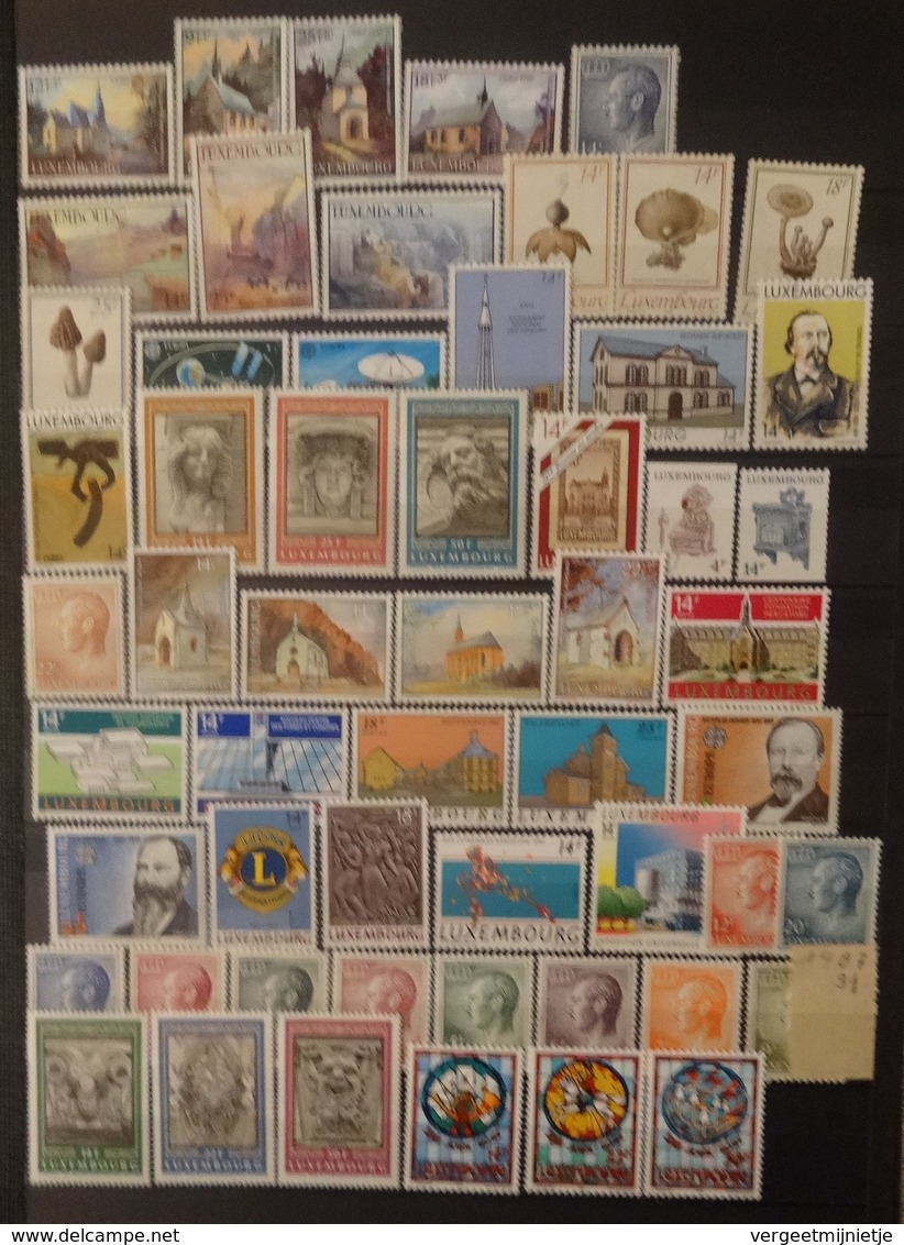 Luxemburg 1990   Van  Nr. 1259  Tot 1304      Postfris **   Zie Foto   CW  67,00 - Unused Stamps