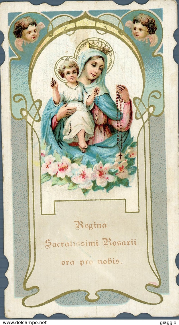 °°° Santino N. 185 - Regina Sacratissimi Rosarii Ora Pro Nobis  °°° - Religione & Esoterismo