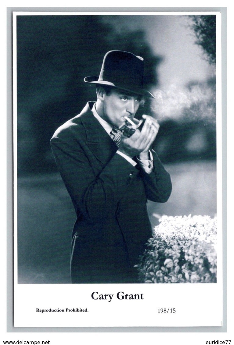 CARY GRANT - Film Star PHOTO POSTCARD - 198-15 Swiftsure Postcard - Artistas