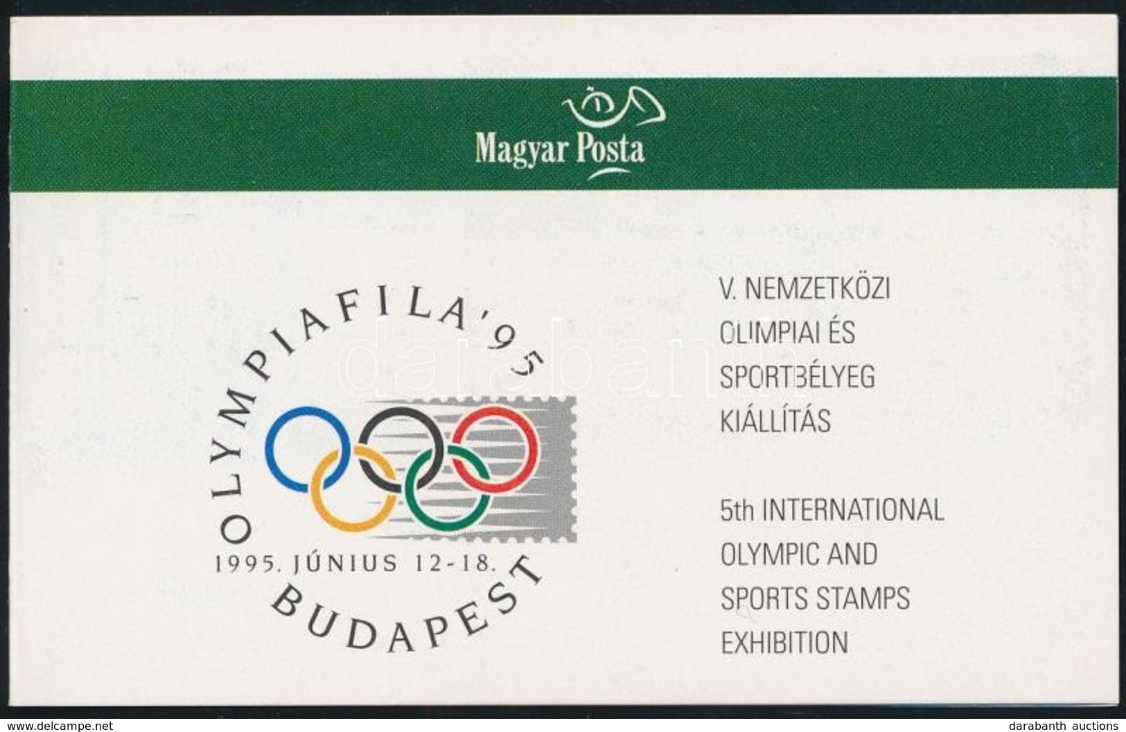 ** 1995 Olympiafila Bélyegfüzet - Other & Unclassified