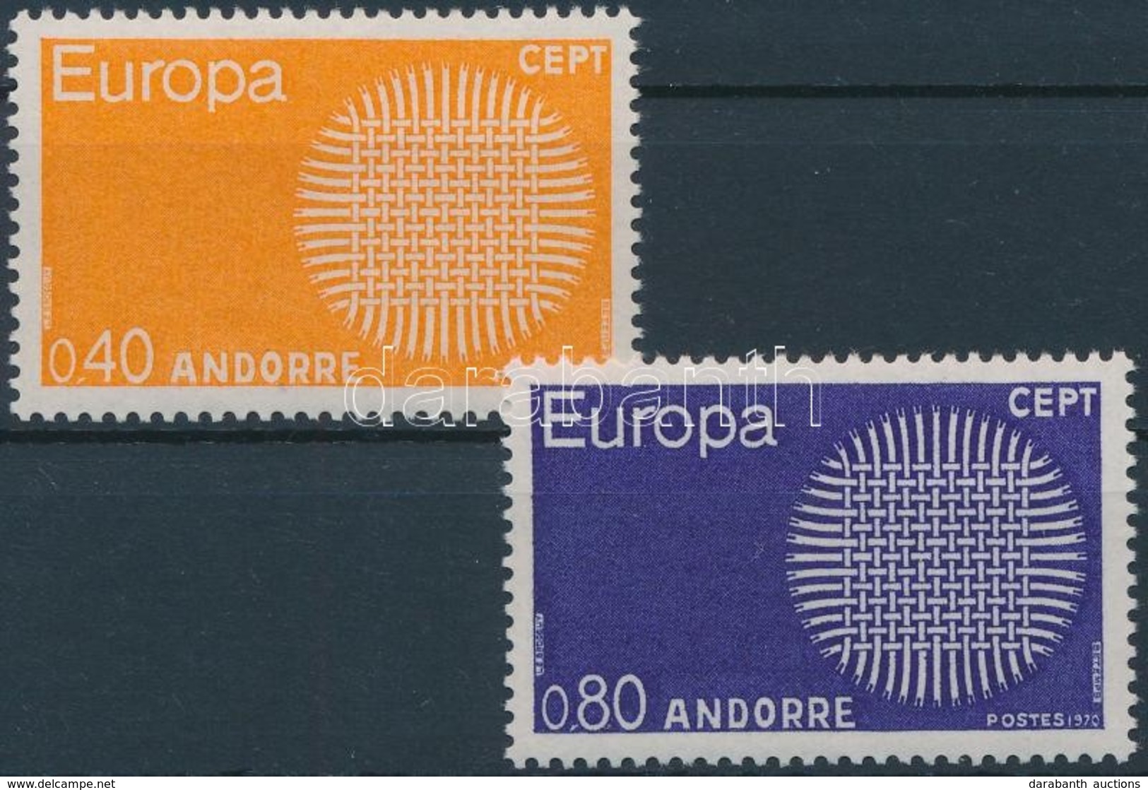 ** 1970 Europa CEPT Sor,
Europa CEPT Set
Mi 222-223 - Otros & Sin Clasificación