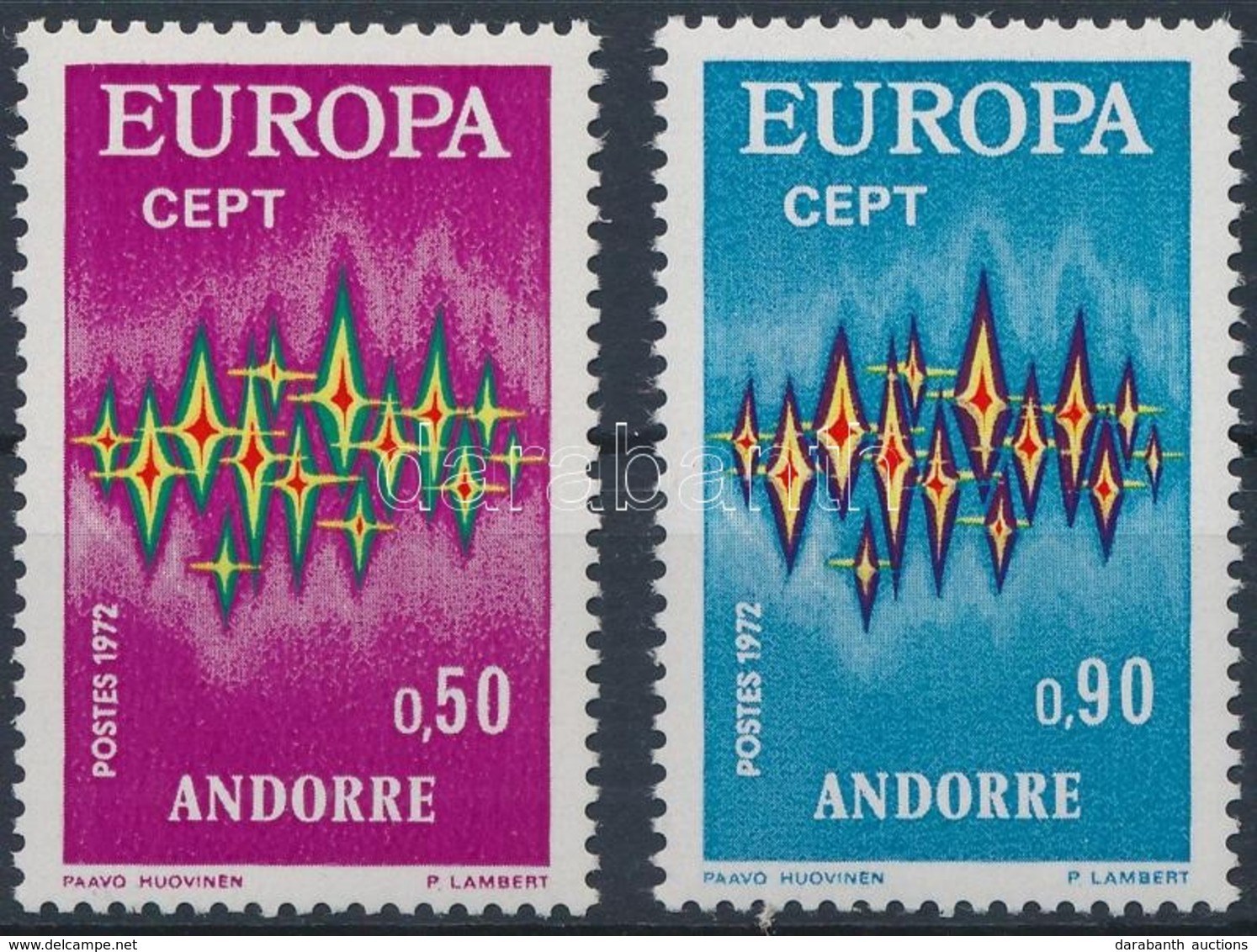 ** 1972 Europa CEPT Sor,
Europa CEPT Set
Mi 238-239 - Otros & Sin Clasificación