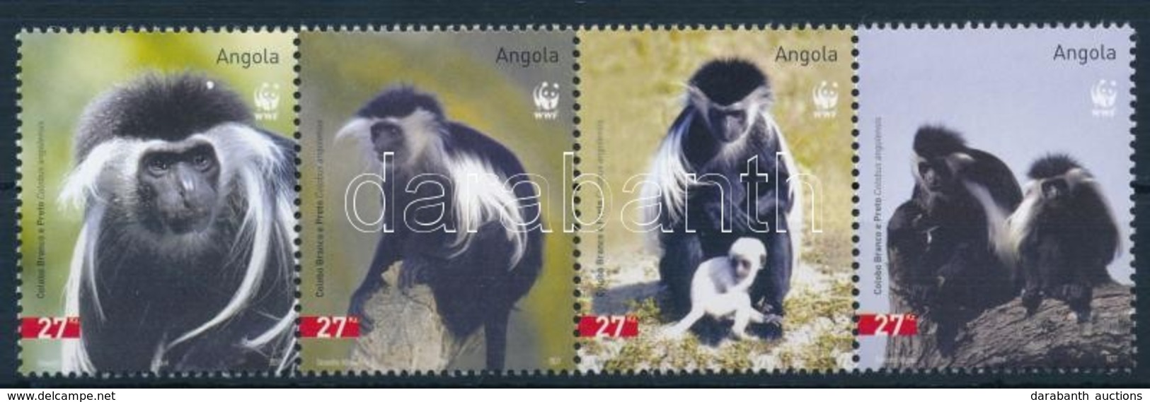 ** 2004 WWF: Majmok Négyescsík Mi 1745-1748 - Sonstige & Ohne Zuordnung