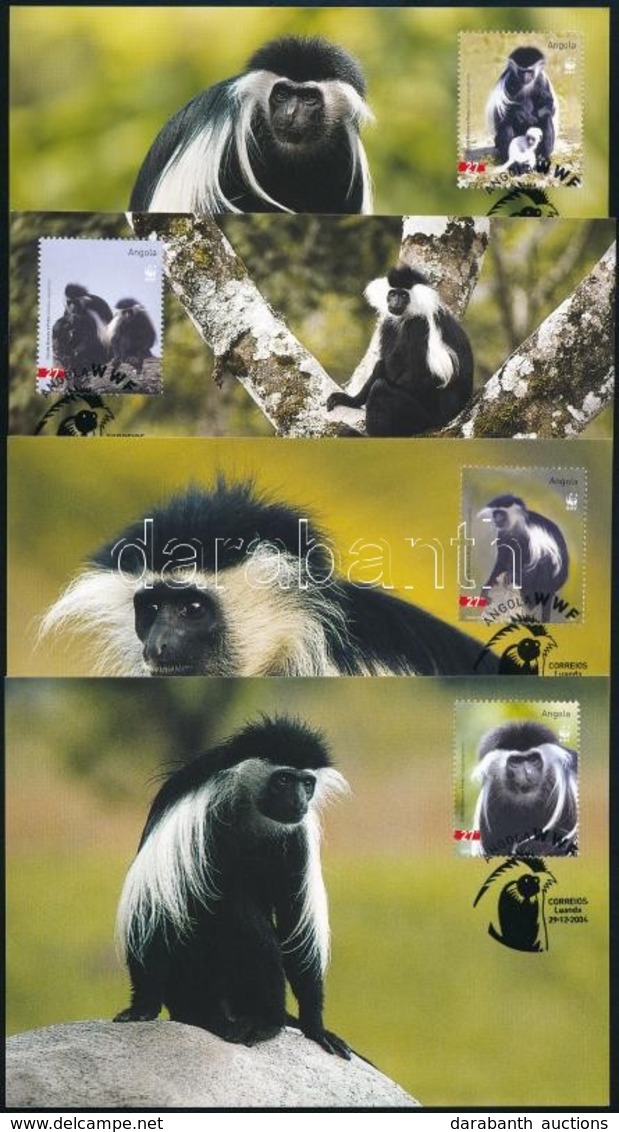 2004 WWF: Majmok Sor 4 Db CM-n Mi 1745-1748 - Autres & Non Classés