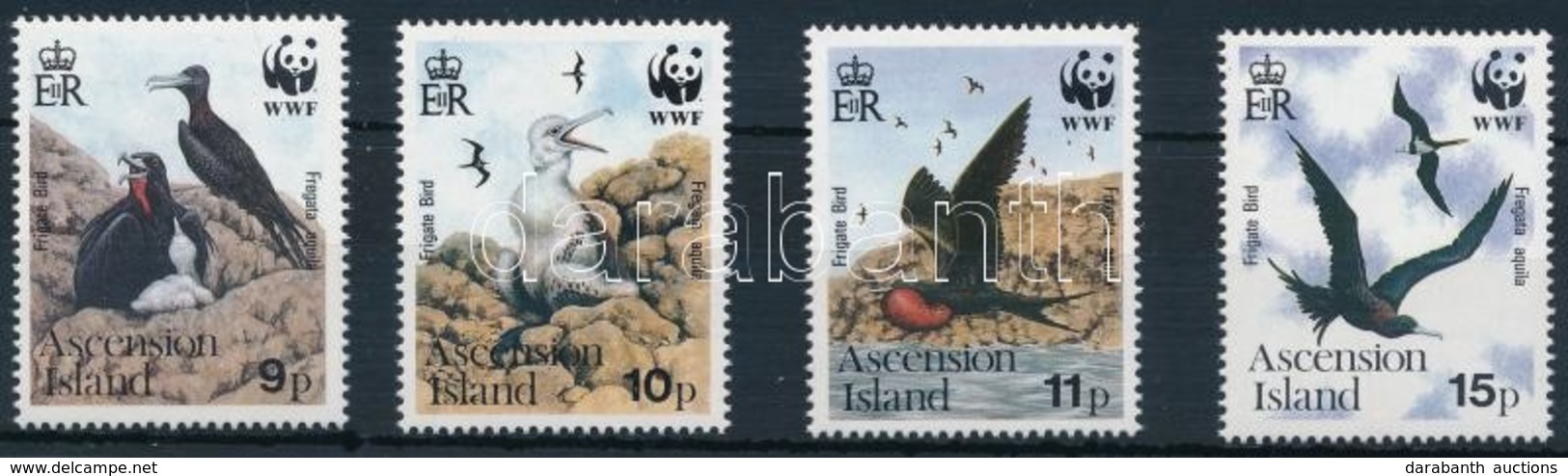 ** 1990 WWF: Madár Sor,
WWF: Bird
Mi 521-524 - Otros & Sin Clasificación