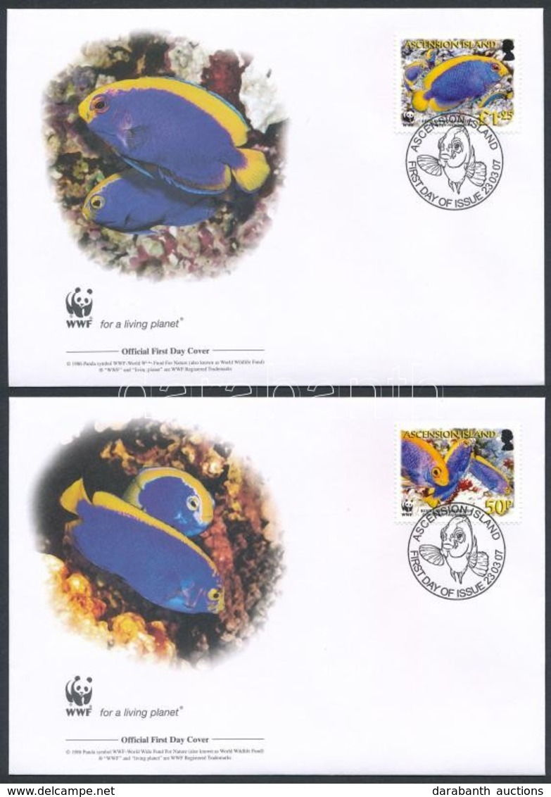 2007 WWF: Halak Sor 4 Db FDC-n Mi 989-992 - Otros & Sin Clasificación